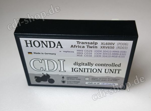 Digitale CDI für Honda Transalp XL600V (PD06), XRV650 Africa Twin (RD03)